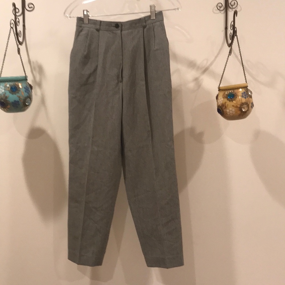 Vintage houndstooth Brigitte Bardot crop pant!